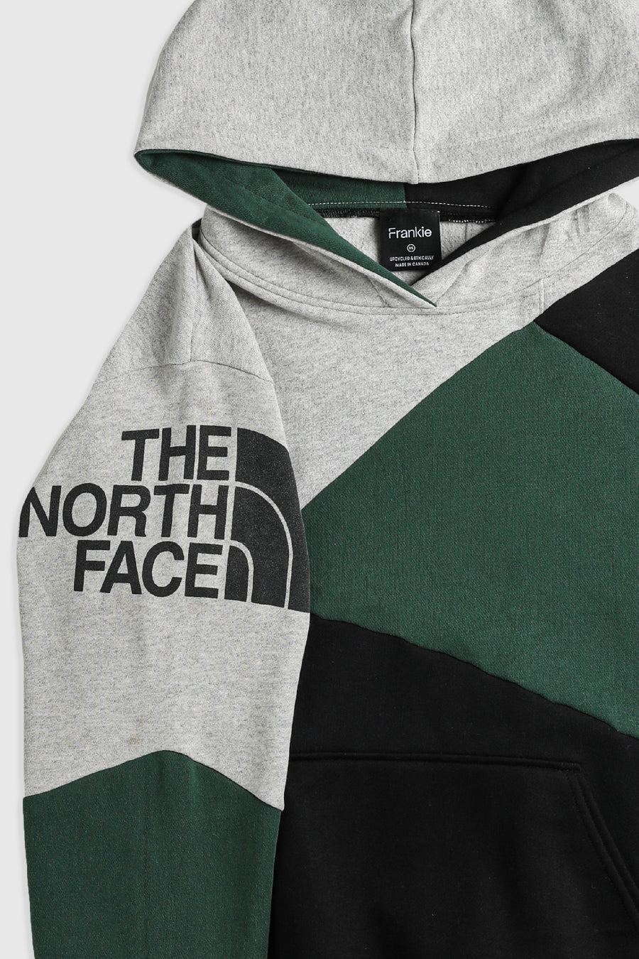 Rework North Face Patchwork Sweatshirt - XS