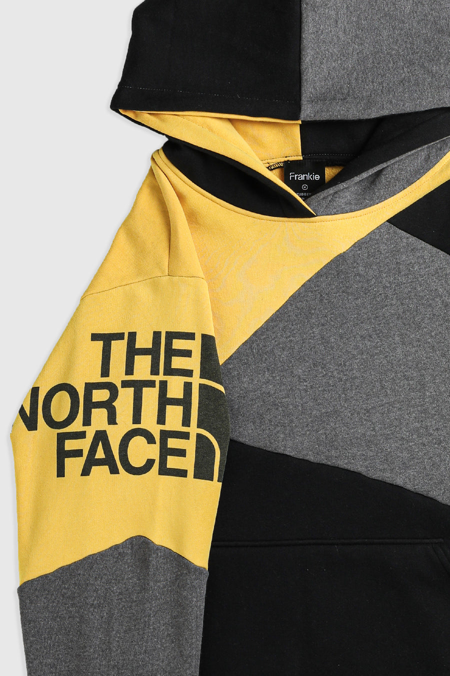 Rework North Face Patchwork Sweatshirt - M