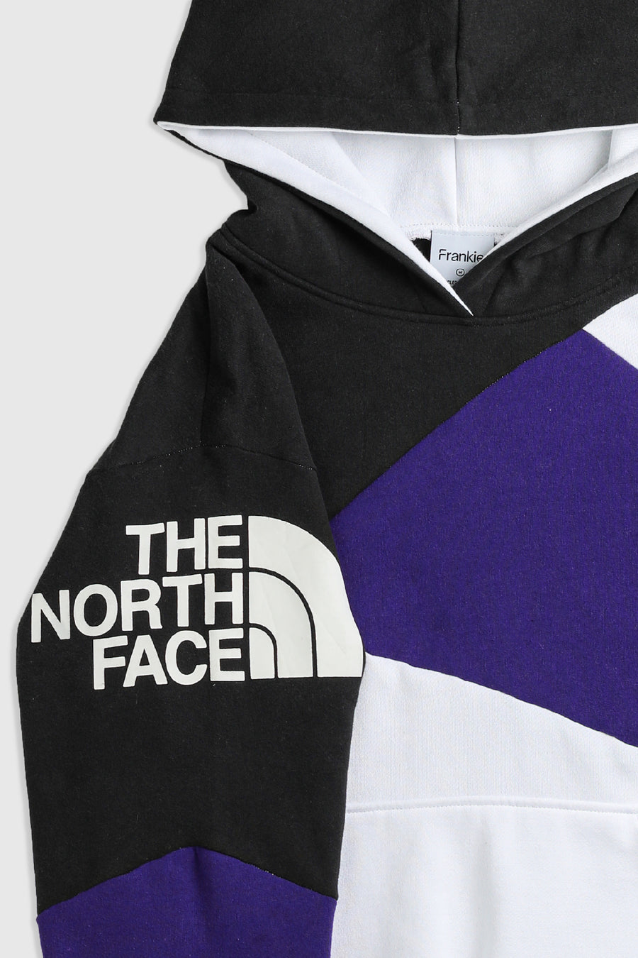 Rework North Face Patchwork Sweatshirt - M