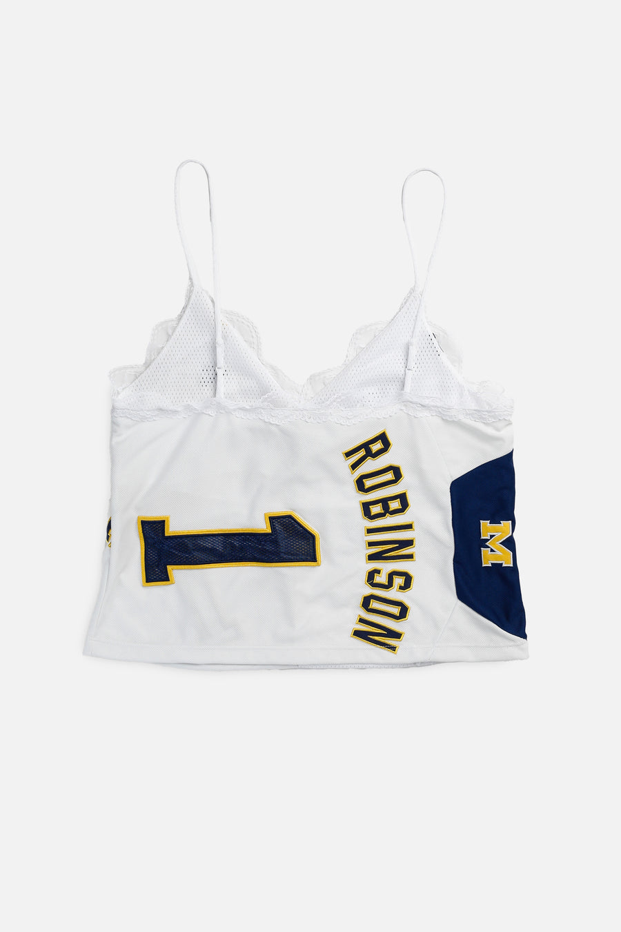 Rework Michigan NCAA Lace Tank - L