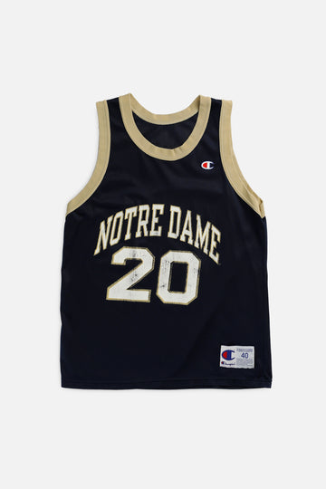 Vintage Notre Dame Fighting Irish NCAA Basketball Jersey - M