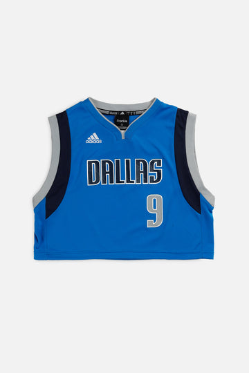 Rework Dallas Mavericks NBA Crop Jersey - S