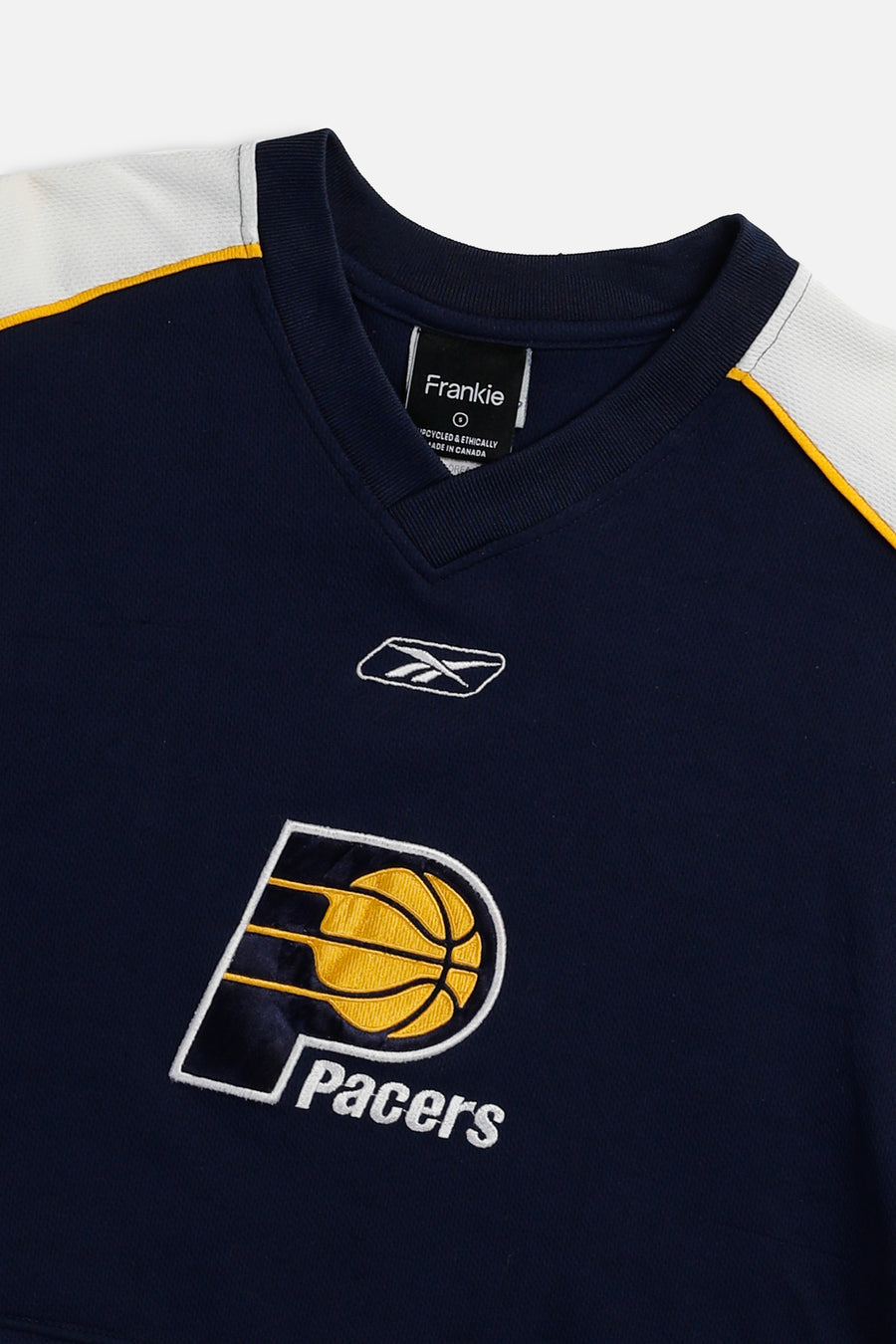 Rework Indiana Pacers NBA Crop Jersey - S