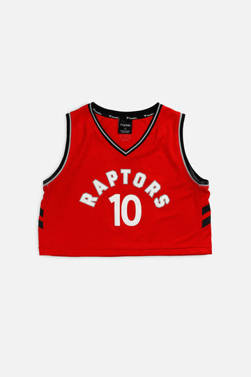 Rework Toronto Raptors NBA Crop Jersey - S