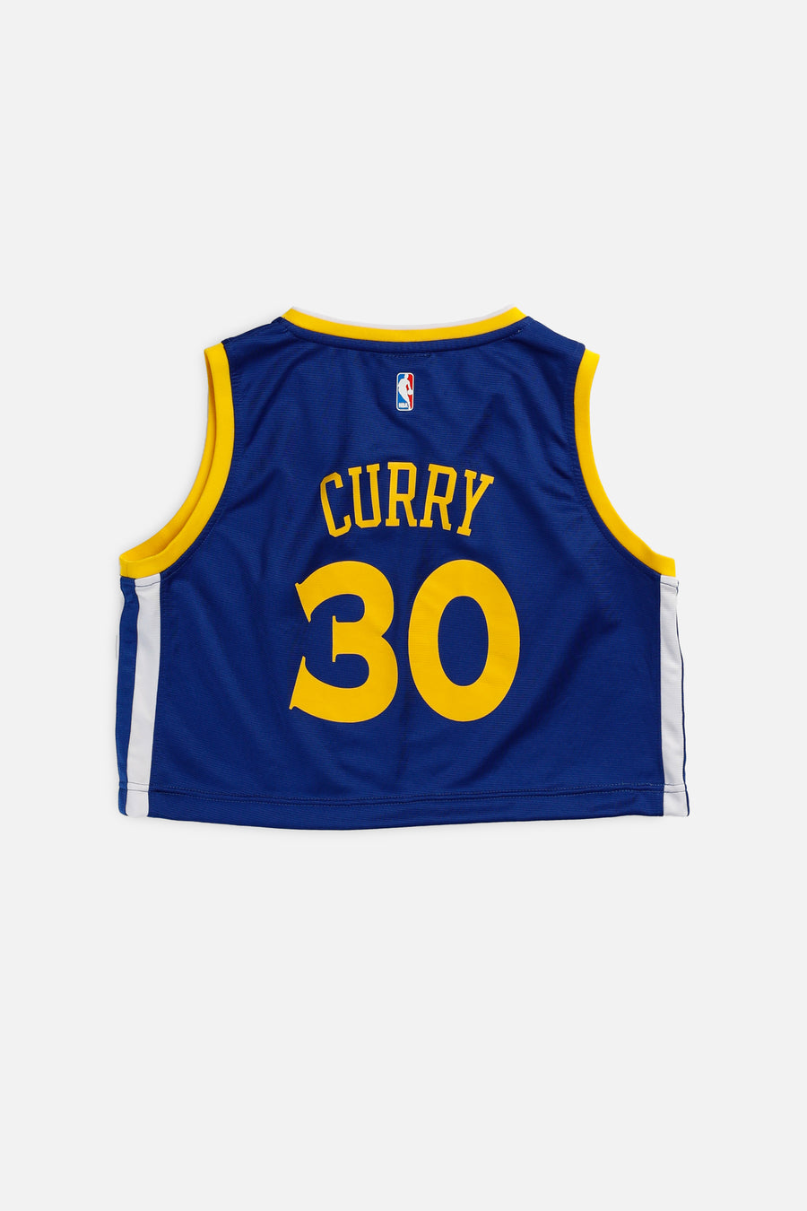 Rework Golden State Warriors NBA Crop Jersey - XS