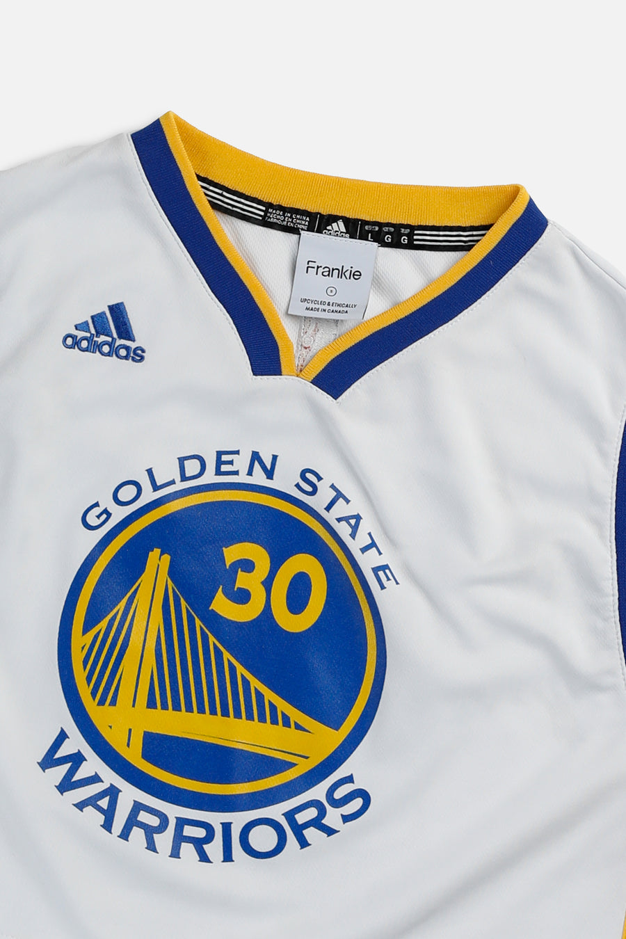 Rework Golden State Warriors NBA Crop Jersey - S