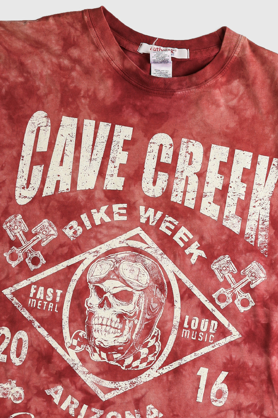 Deadstock Cave Creek Bike Week Tee - Red, Blue