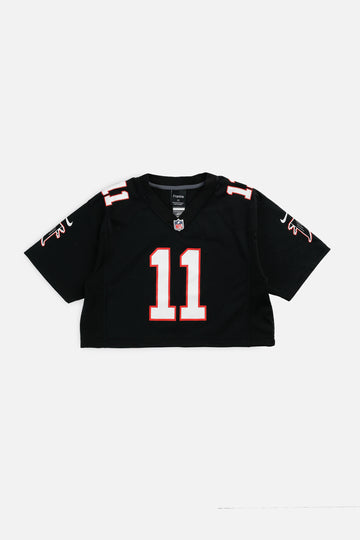 Rework Crop Atlanta Falcons NFL Jersey - M