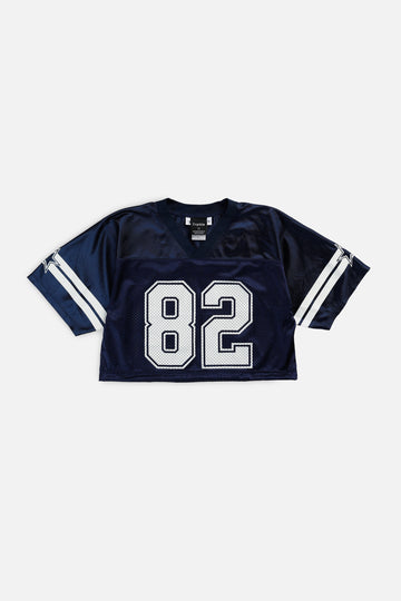 Rework Crop Dallas Cowboys NFL Jersey - S