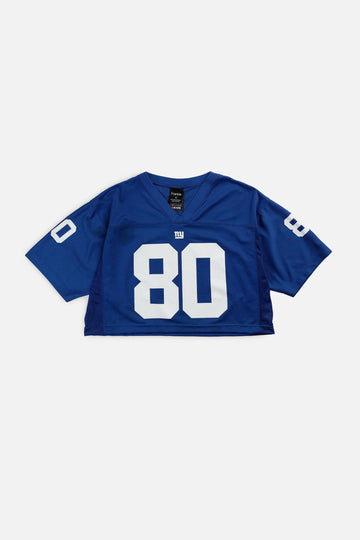 Rework Crop NY Giants NFL Jersey - M