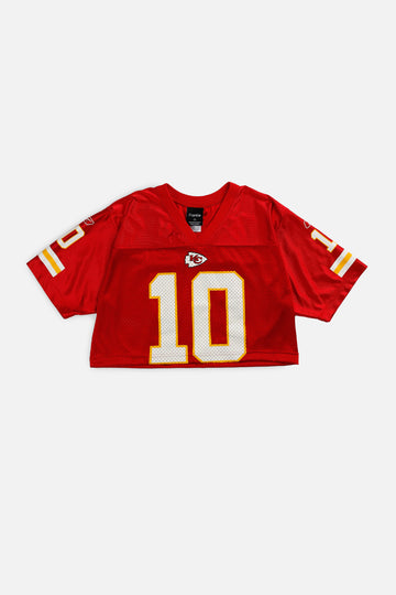 Rework Crop Kansas City Chiefs NFL Jersey - S