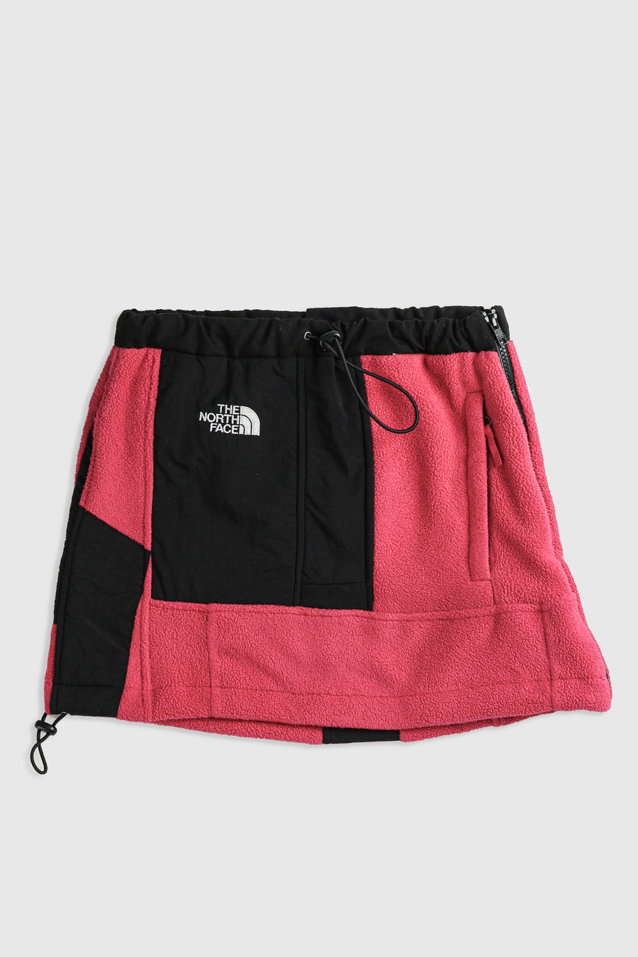 Rework North Face Fleece Mini Skirt - XS