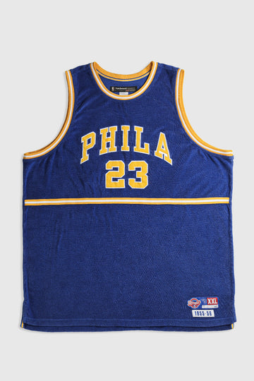 Vintage Philadelphia Warriors NBA Jersey - 2XL