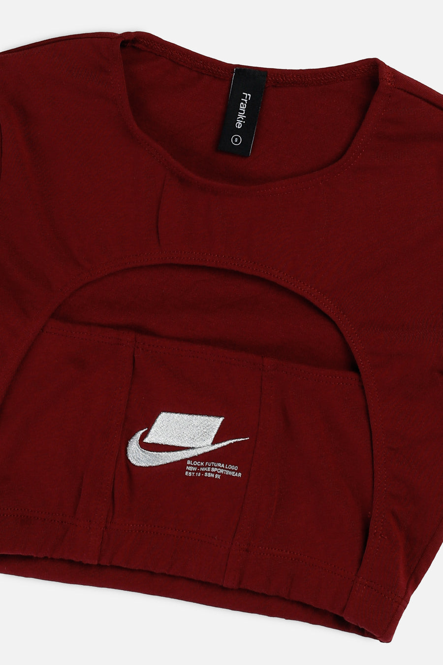 Rework Nike Cut Out Tee - S