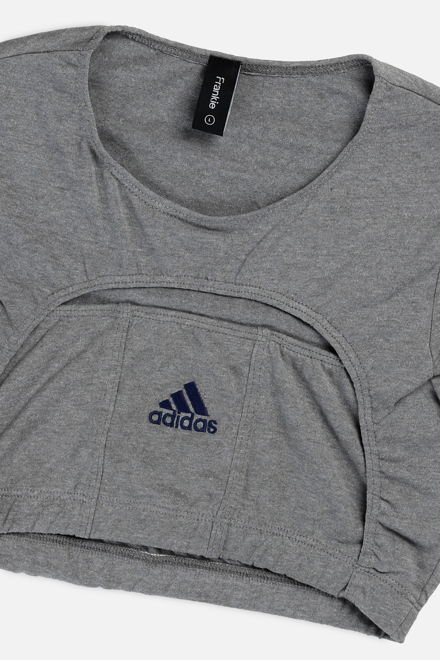 Rework Adidas Cut Out Tee - L