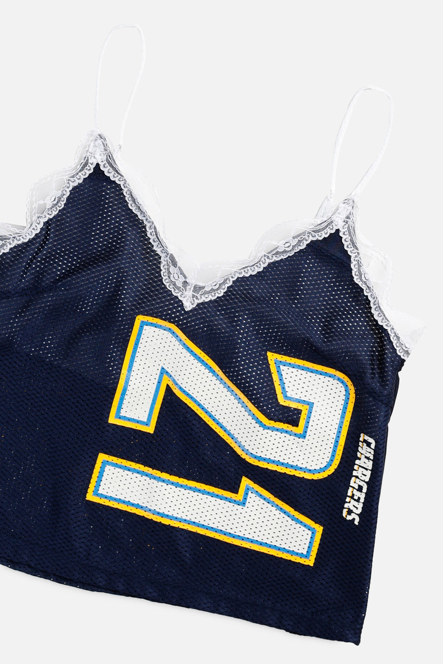 Rework LA Chargers NFL Lace Tank - M