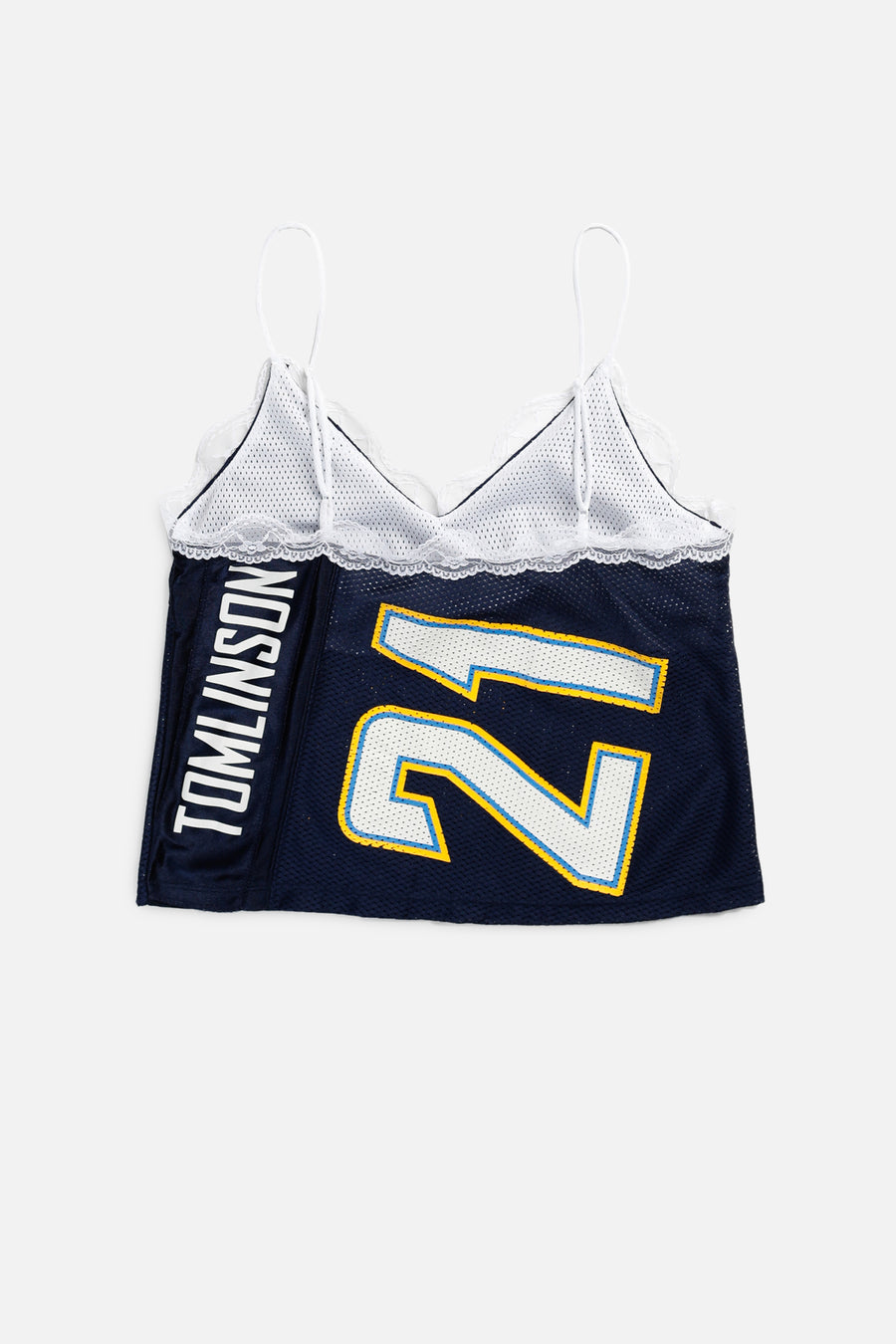 Rework LA Chargers NFL Lace Tank - M