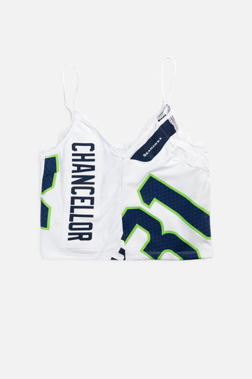 Rework Seattle Seahawks NFL Lace Tank - L