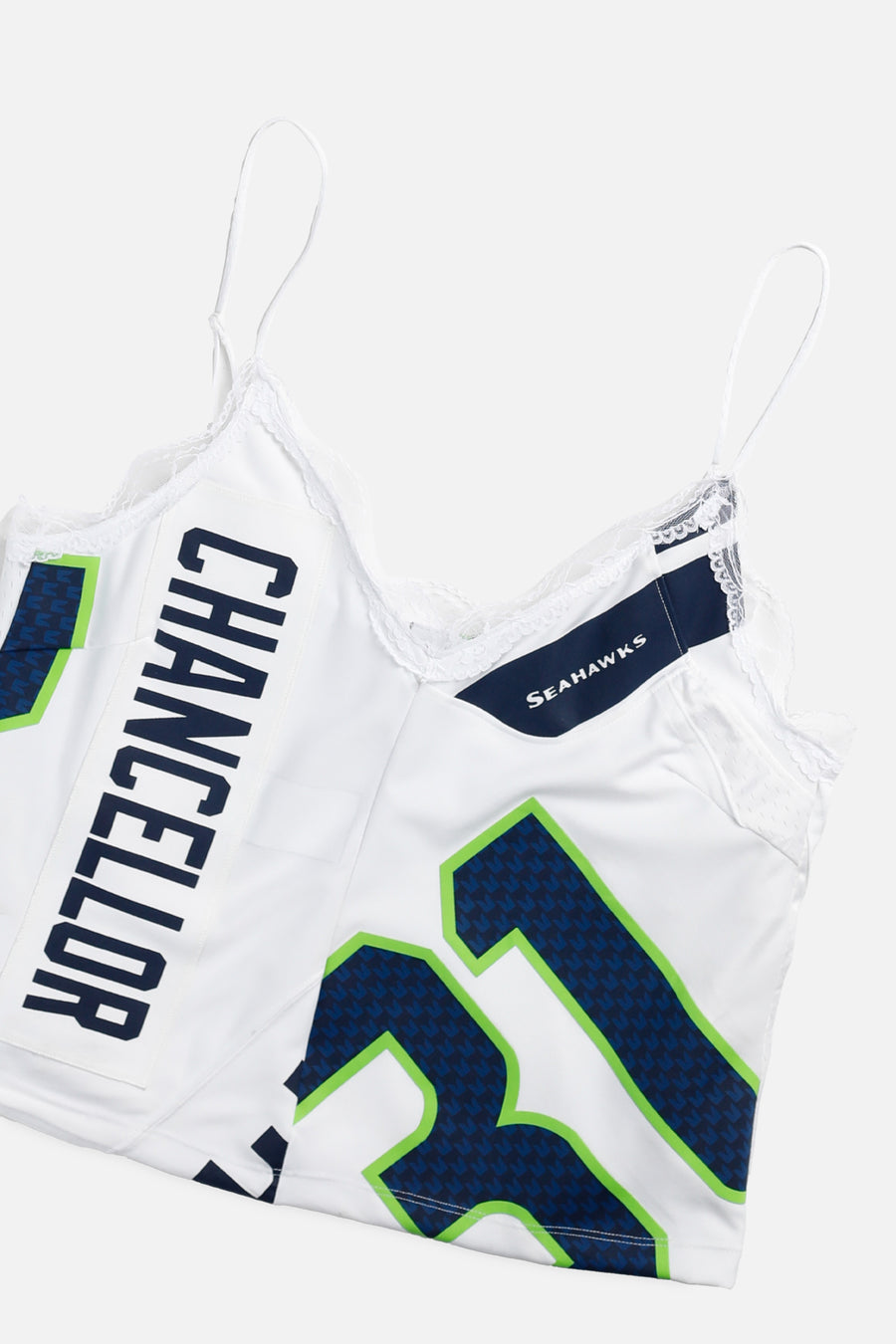 Rework Seattle Seahawks NFL Lace Tank - L