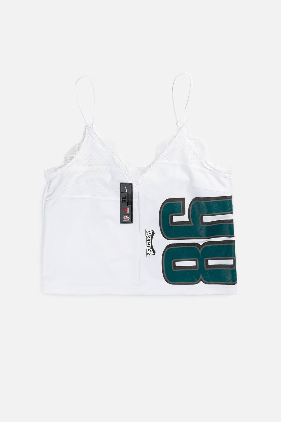 Rework Philadelphia Eagles NFL Lace Tank - L