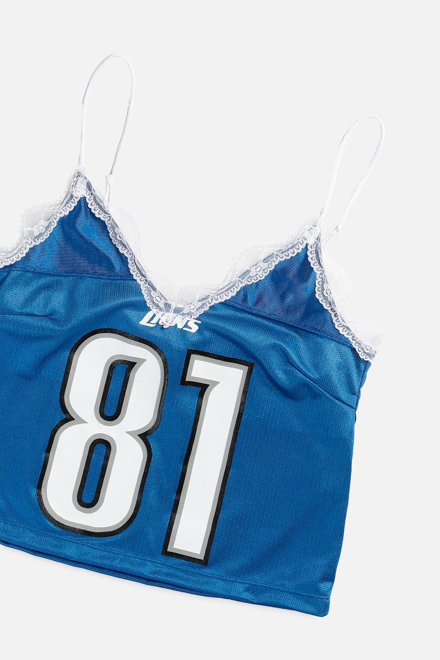 Rework Detroit Lions NFL Lace Tank - M