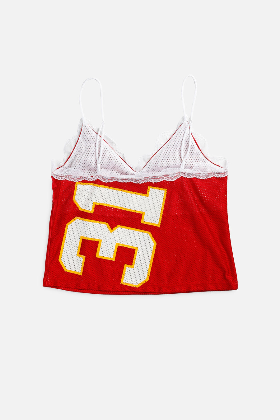 Rework Kansas City Chiefs NFL Lace Tank - M