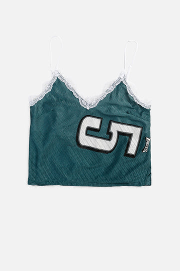 Rework Philadelphia Eagles NFL Lace Tank - M