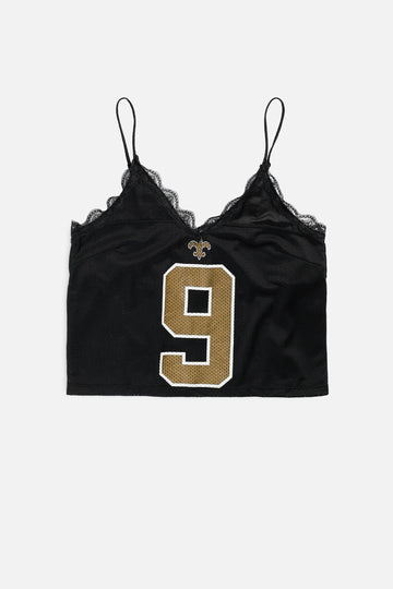 Rework New Orleans Saints NFL Lace Tank - L