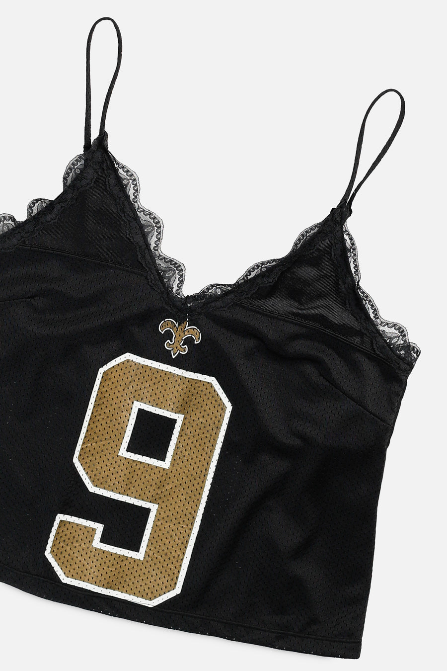 Rework New Orleans Saints NFL Lace Tank - L