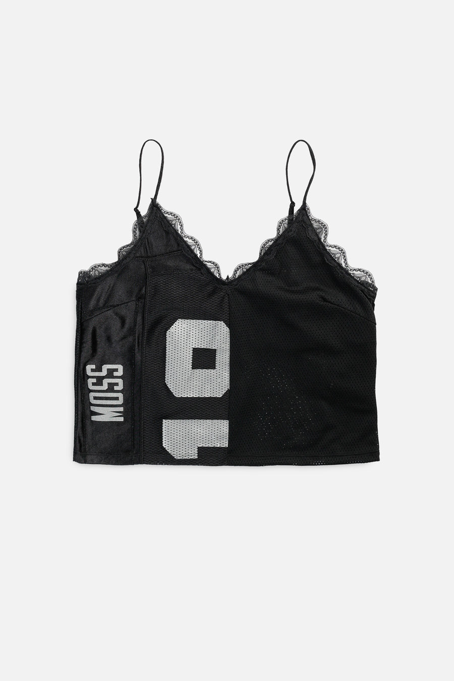 Rework Las Vegas Raiders NFL Lace Tank - L