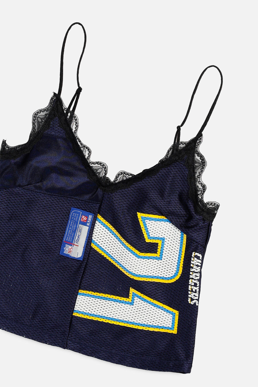 Rework LA Chargers NFL Lace Tank - XS