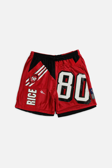 Unisex Rework San Francisco 49ers NFL Jersey Shorts - XL