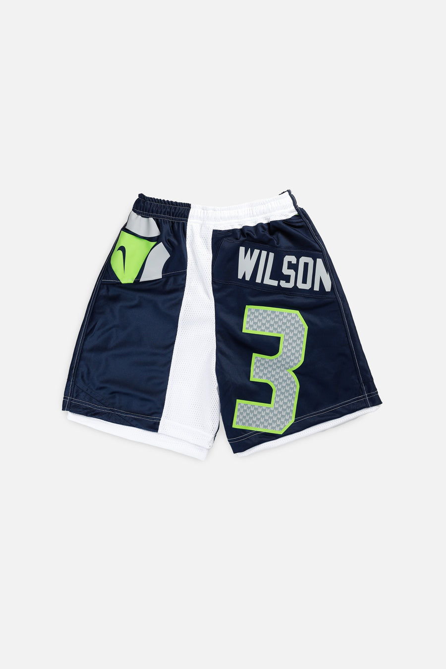 Unisex Rework Seattle Seahawks NFL Jersey Shorts - S