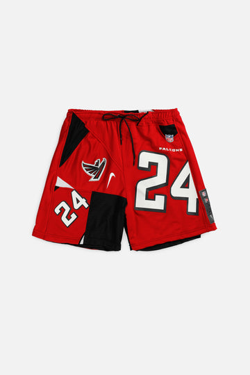 Unisex Rework Atlanta Falcons NFL Jersey Shorts - L