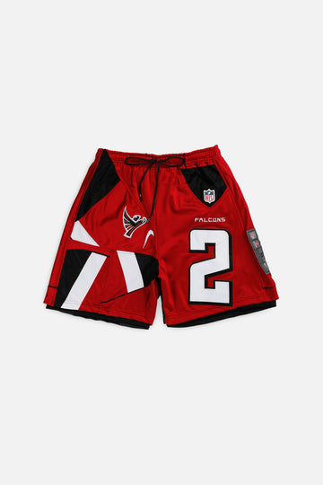 Unisex Rework Atlanta Falcons NFL Jersey Shorts - L