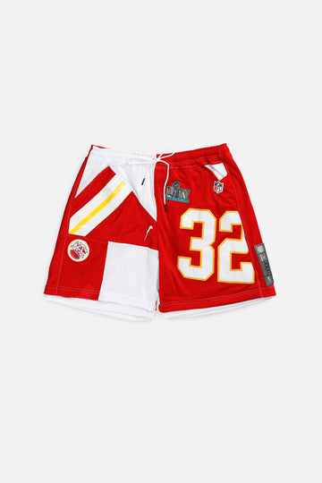 Unisex Rework Kansas City Chiefs NFL Jersey Shorts - XXL