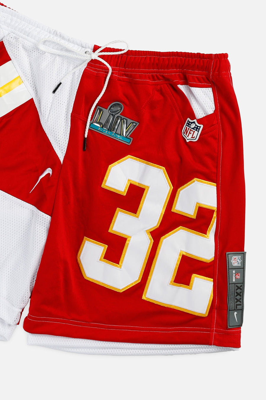 Unisex Rework Kansas City Chiefs NFL Jersey Shorts - XXL