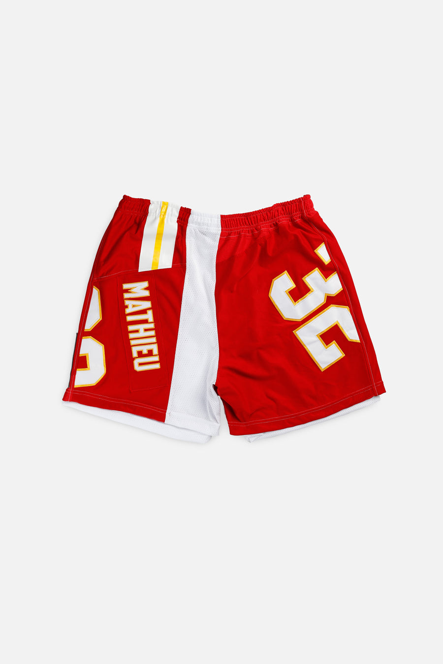 Unisex Rework Kansas City Chiefs NFL Jersey Shorts - XXL