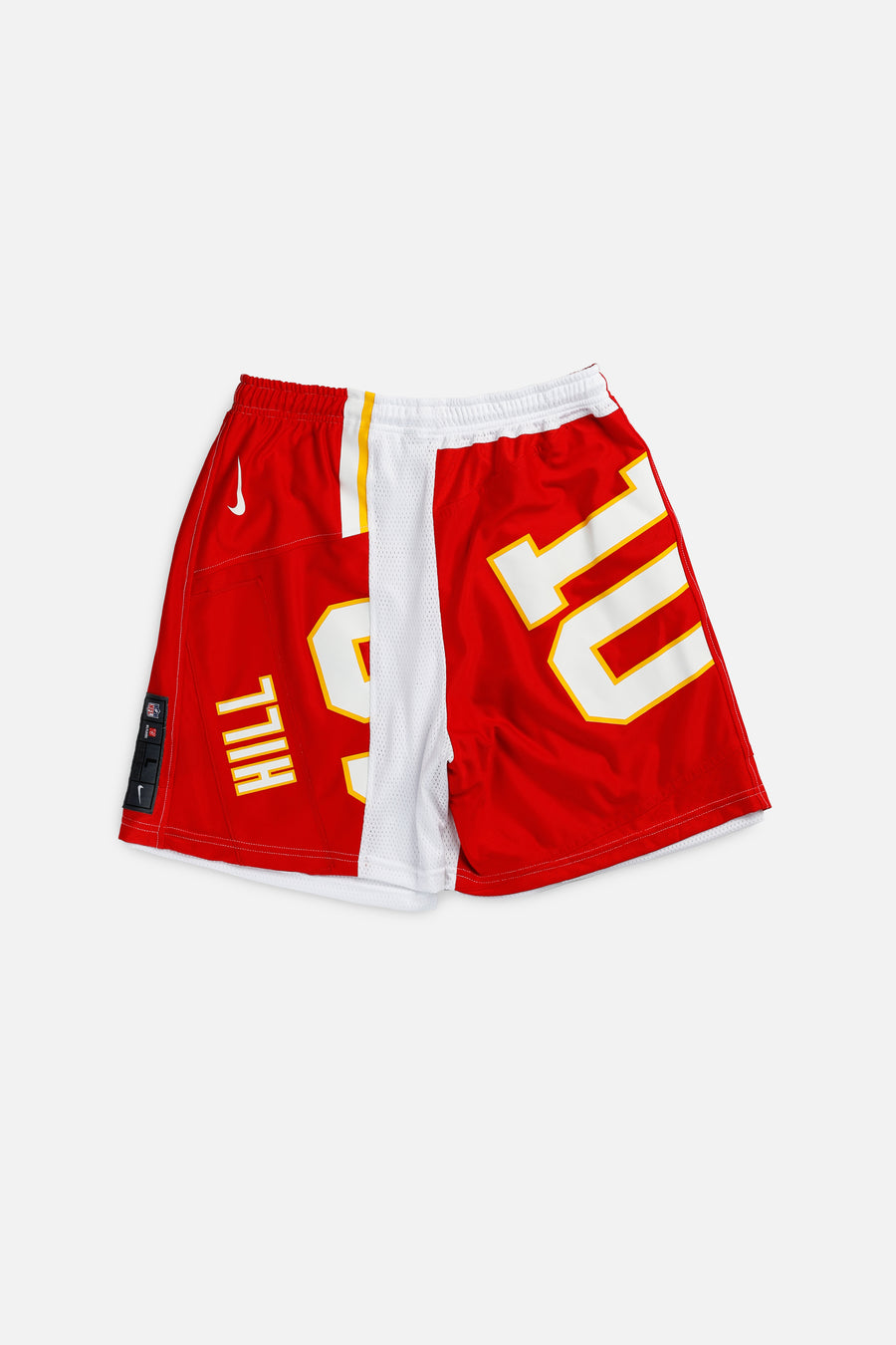 Unisex Rework Kansas City Chiefs NFL Jersey Shorts - L