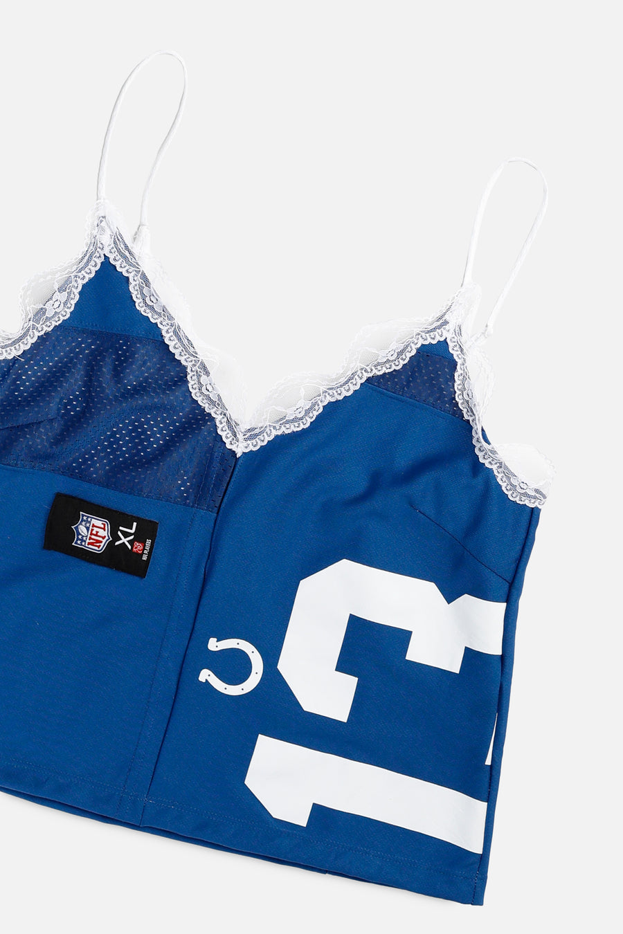 Rework Indianapolis Colts NFL Lace Tank - M