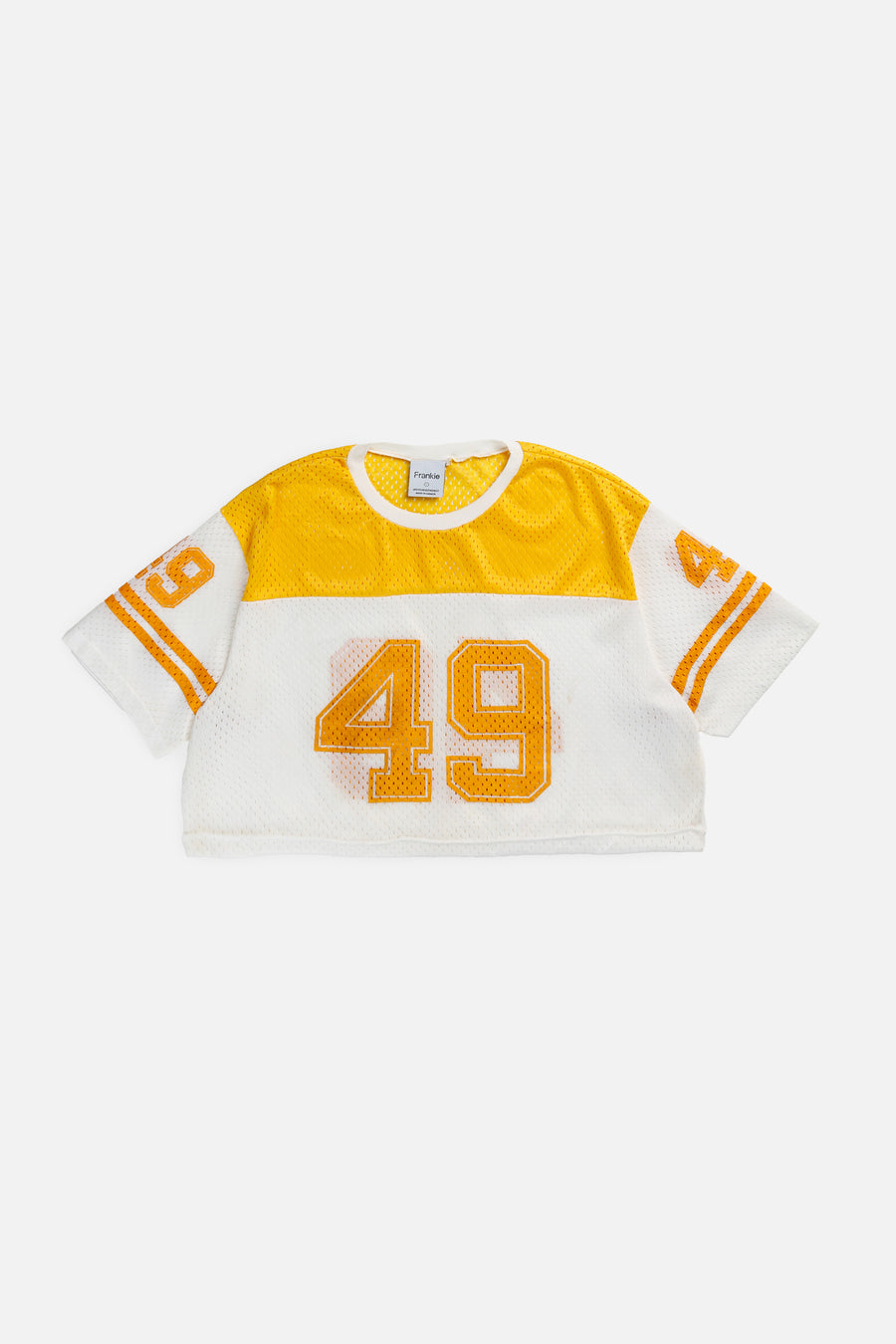 Rework Crop Football Jersey - L