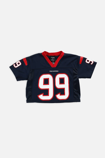 Rework Crop Houston Texans NFL Jersey - XS