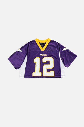 Rework Crop Minnesota Vikings NFL Jersey - S