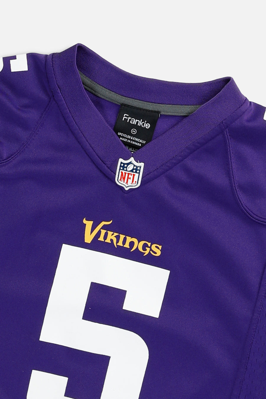 Rework Crop Minnesota Vikings NFL Jersey - XS