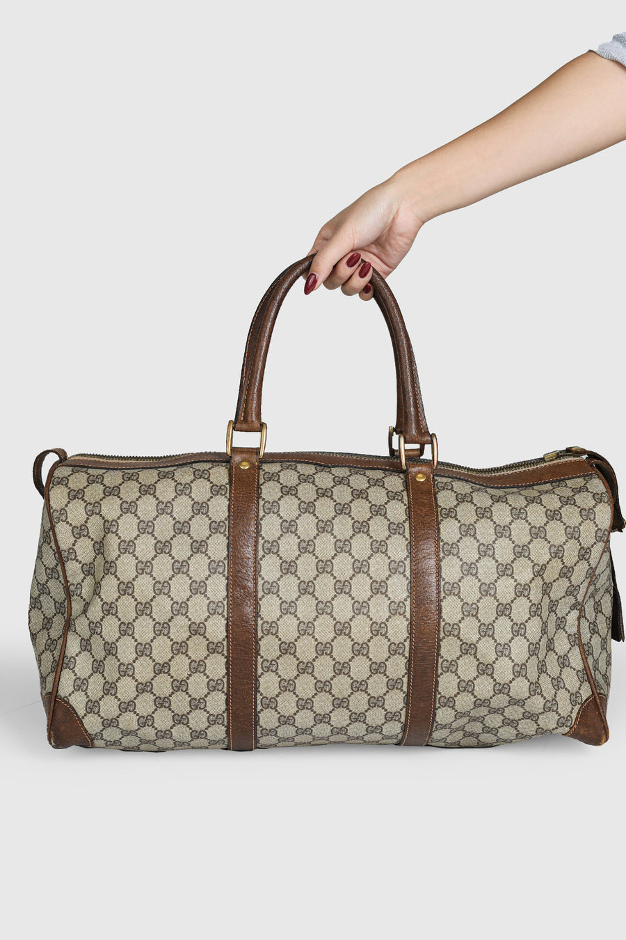 GG Supreme duffle - Gucci Men's Duffle Bags 406380KHN7N9772 | Bags, Gucci  travel bag, Designer duffle bags