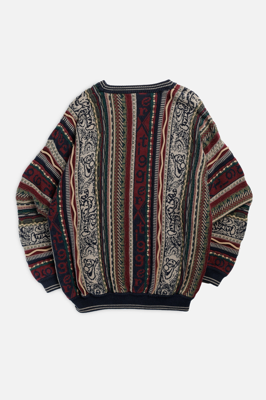 Vintage Coogi Style Knit Sweater - XL