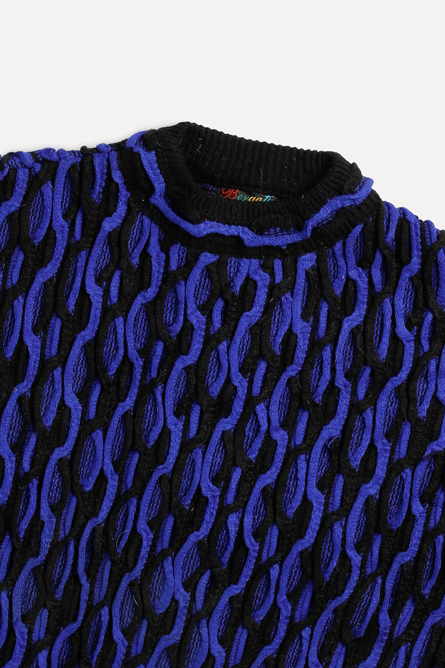 Vintage Coogi Style Knit Sweater - L