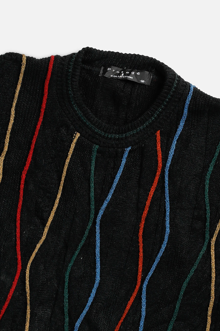 Vintage Coogi Style Knit Sweater - M