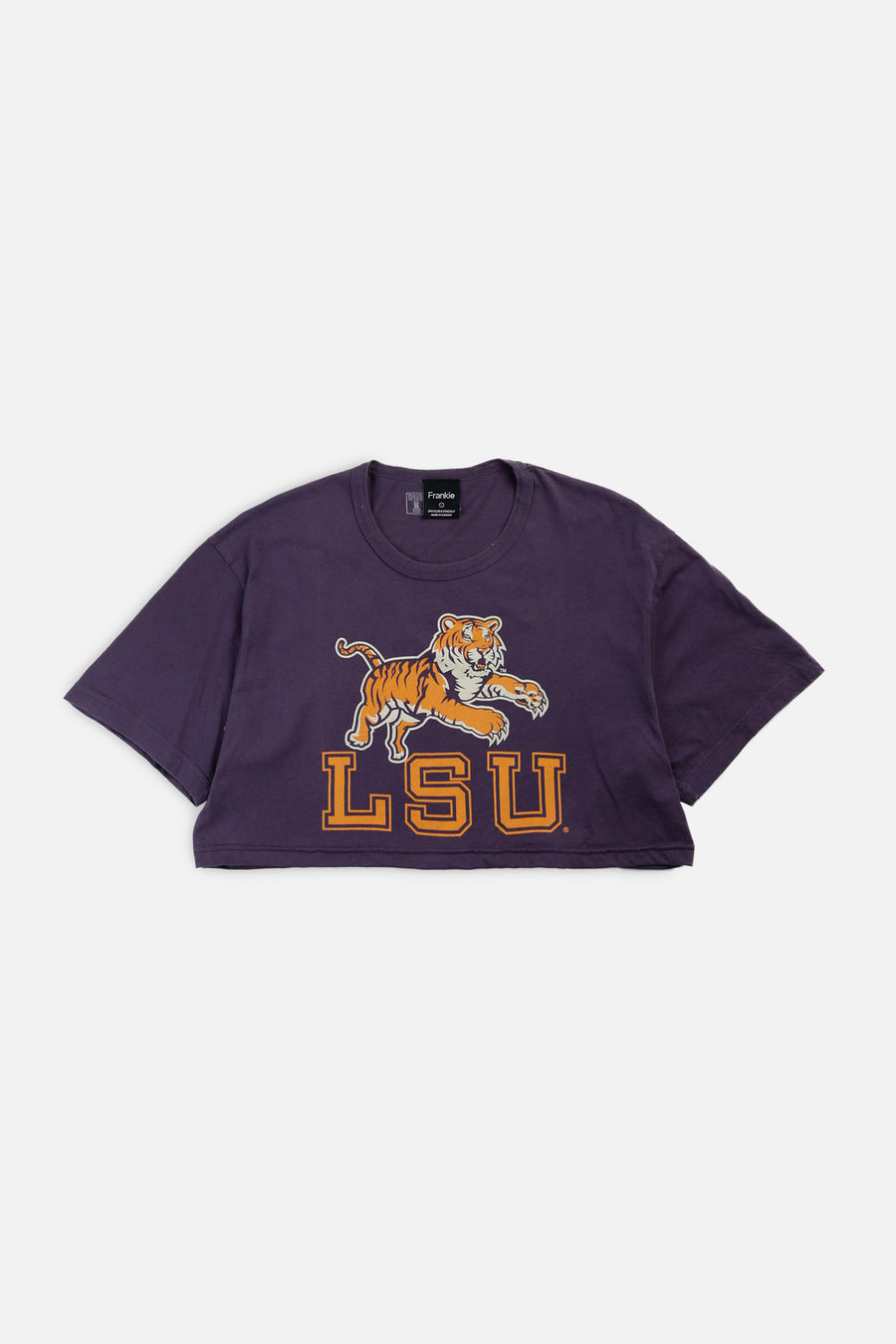 Rework LSU Tigers Crop Tee - L