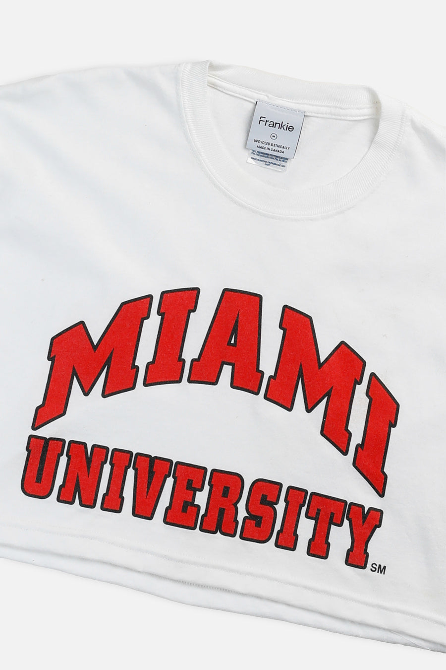 Rework Miami University Crop Tee - M